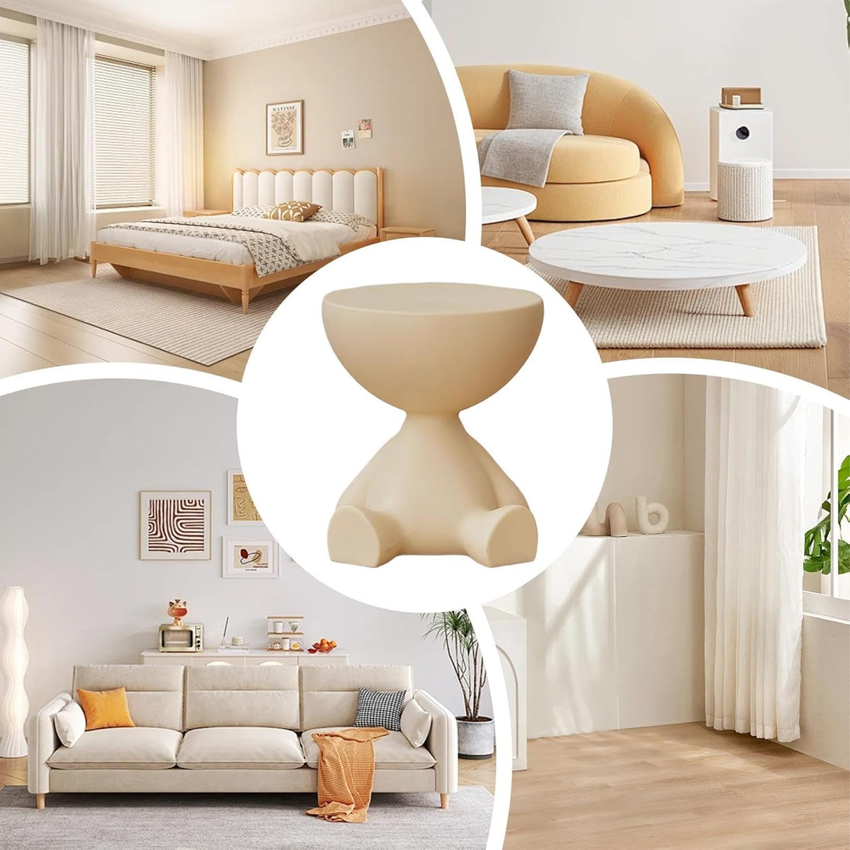 Creative Small Coffee Table with Hidden Storage Design