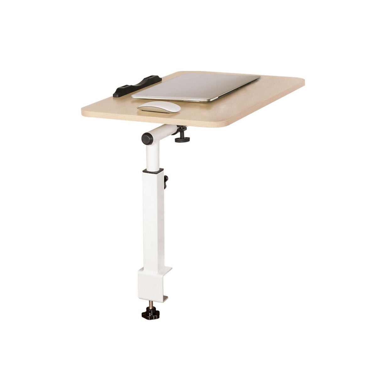 Adjustable Bedside Desk with Foldable Frame for Dorm and Bedroom