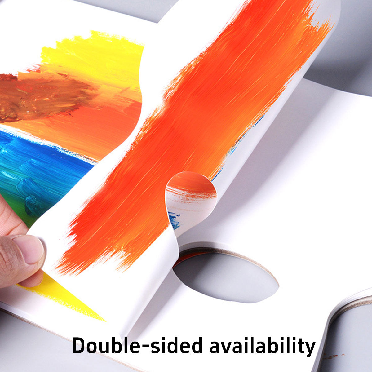 2 Pcs Double-Sided Disposable Paper Palette Sheets