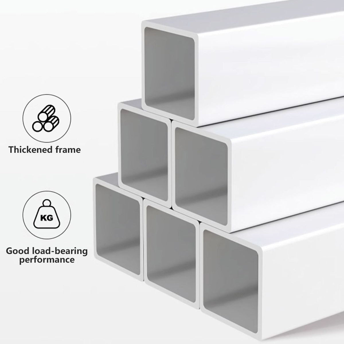 Desktop Computer Desk with Bookshelf and Sturdy Steel Frame for Home Office Study