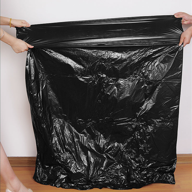 100 Pcs Black Garbage Bags Large Size Heavy Duty Trash Liners
