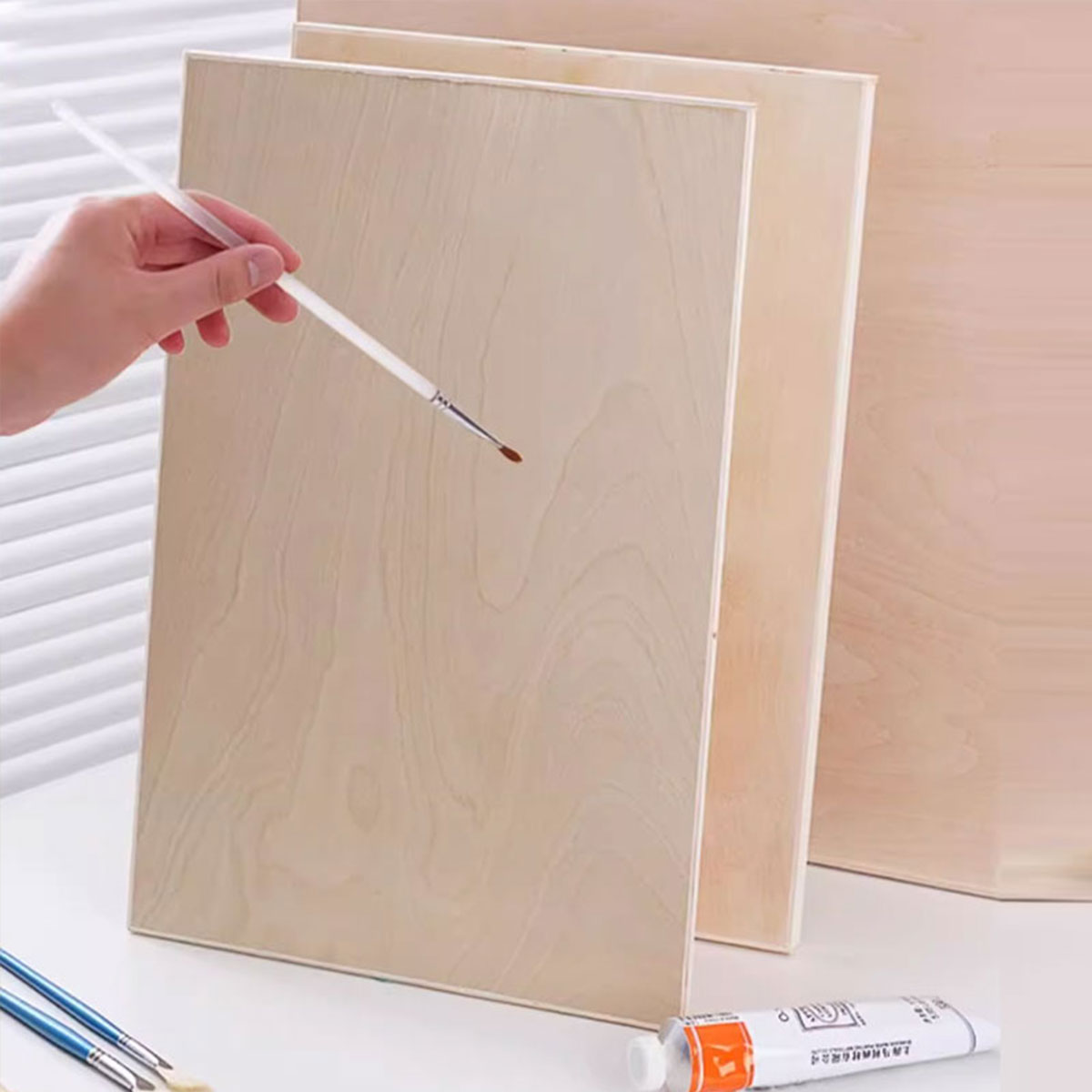 4 Pcs Wooden Drawing Board Set 30×45cm Hollow Poplar