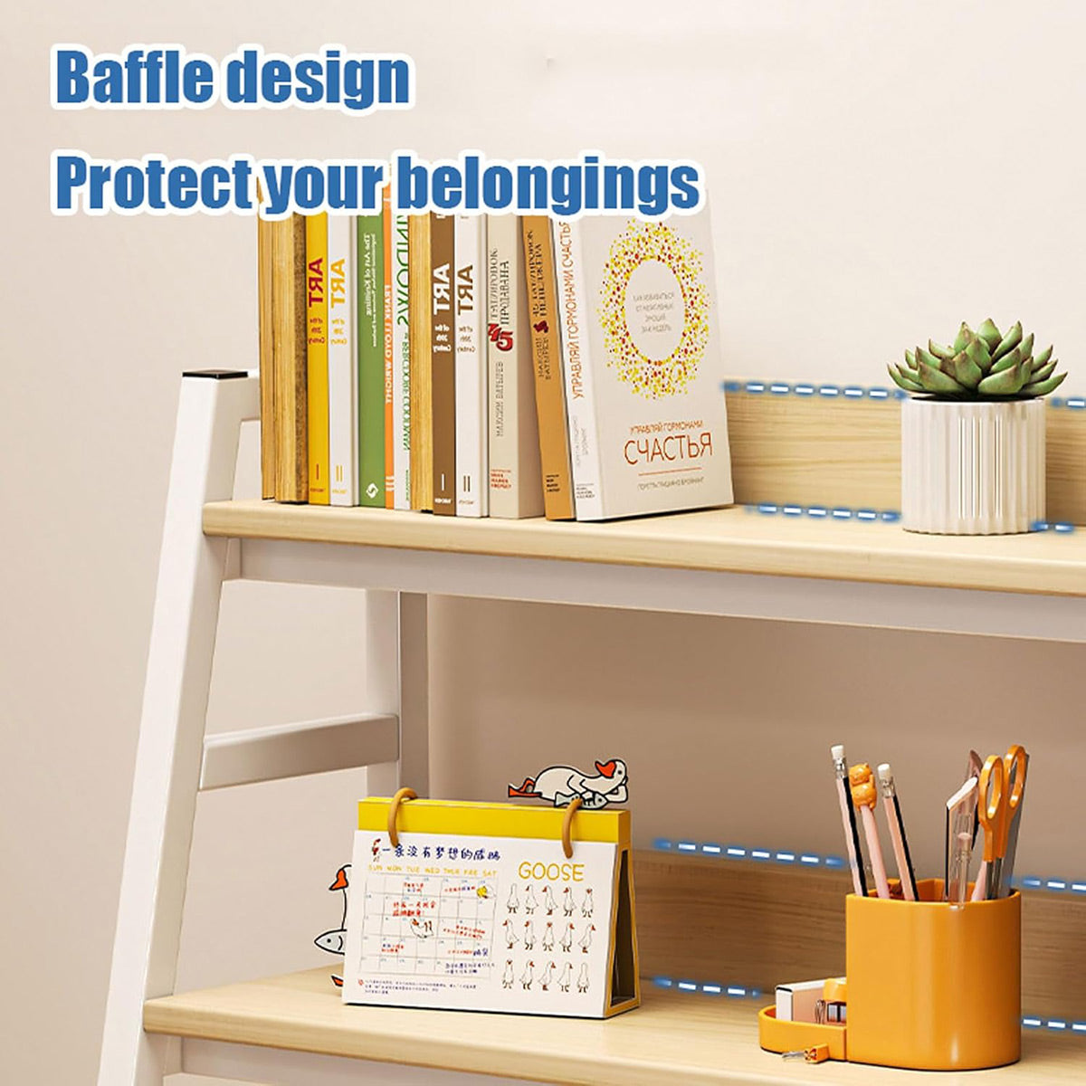 Desktop Storage Shelf Rack 2 or 3 Tier for Office
