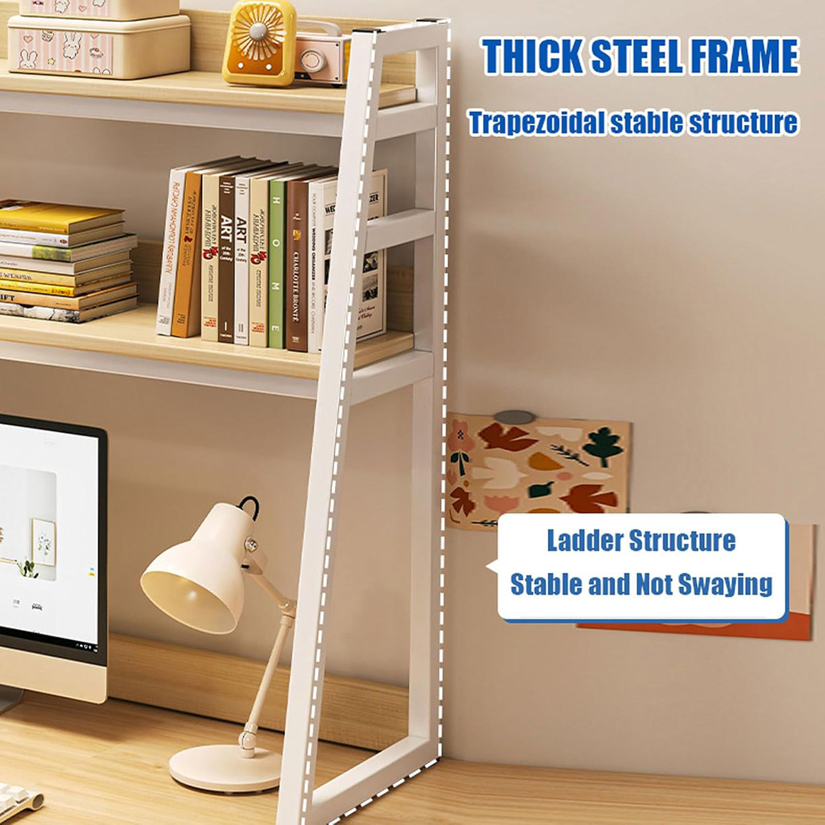 Desktop Storage Shelf Rack 2 or 3 Tier for Office