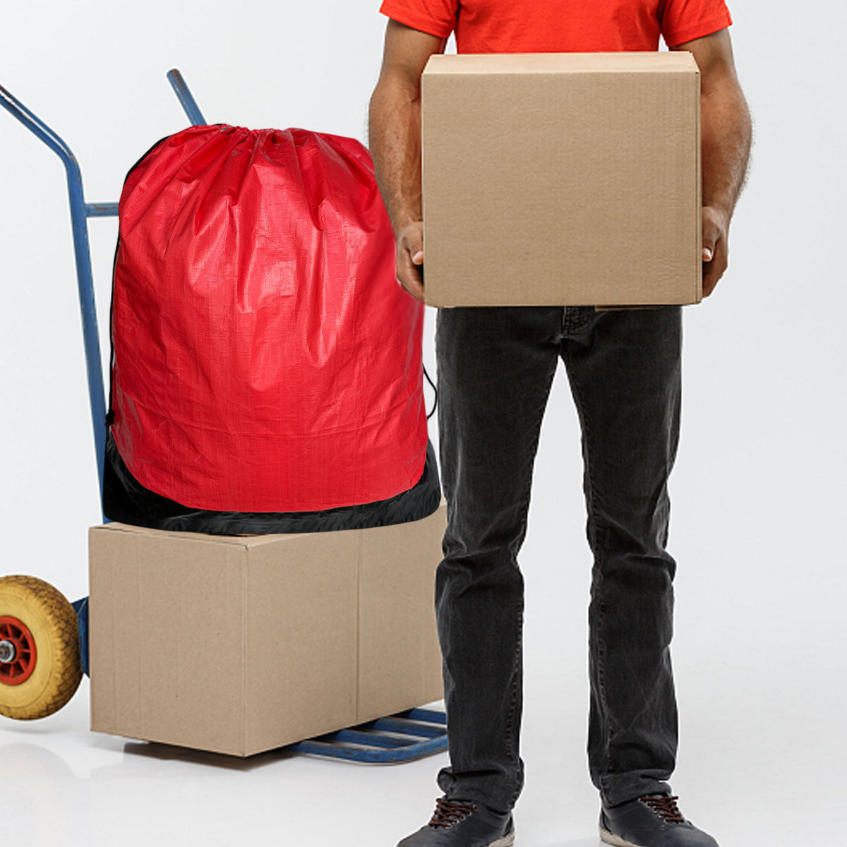 Waterproof Drawstring Moving Bag Large Packing Storage