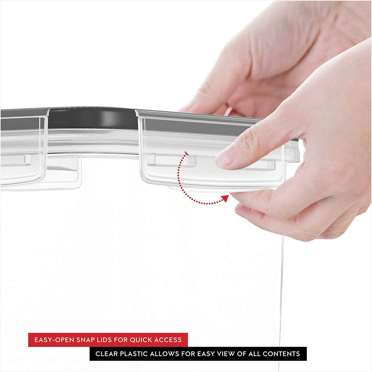 4 Pcs Airtight Food Storage Jar Set Kitchen Cereal