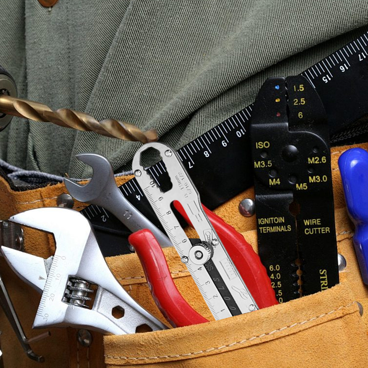 Multifunctional Stainless Steel Utility Knife Adjustable Blade Tool