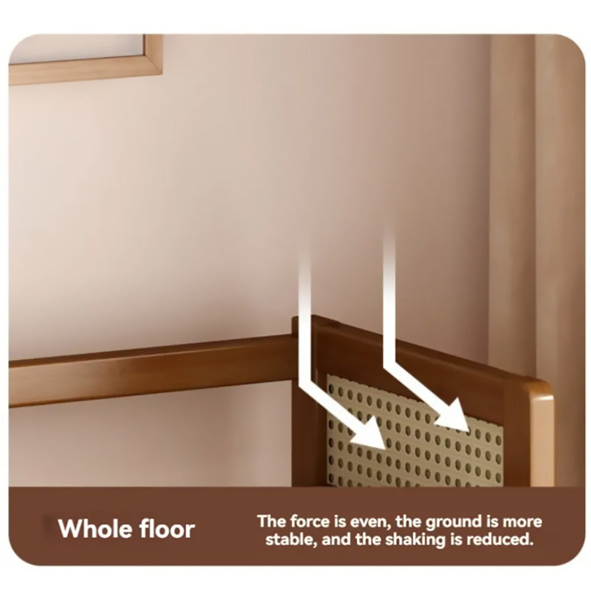 2-Tier Bamboo Desktop Storage Shelf with Drawer