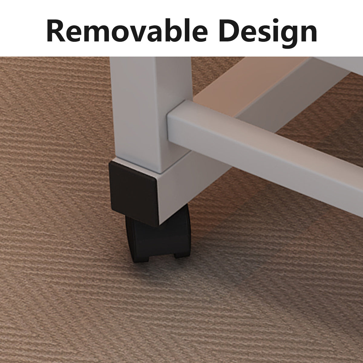 Adjustable Mobile Laptop Desk with Ergonomic Height Design