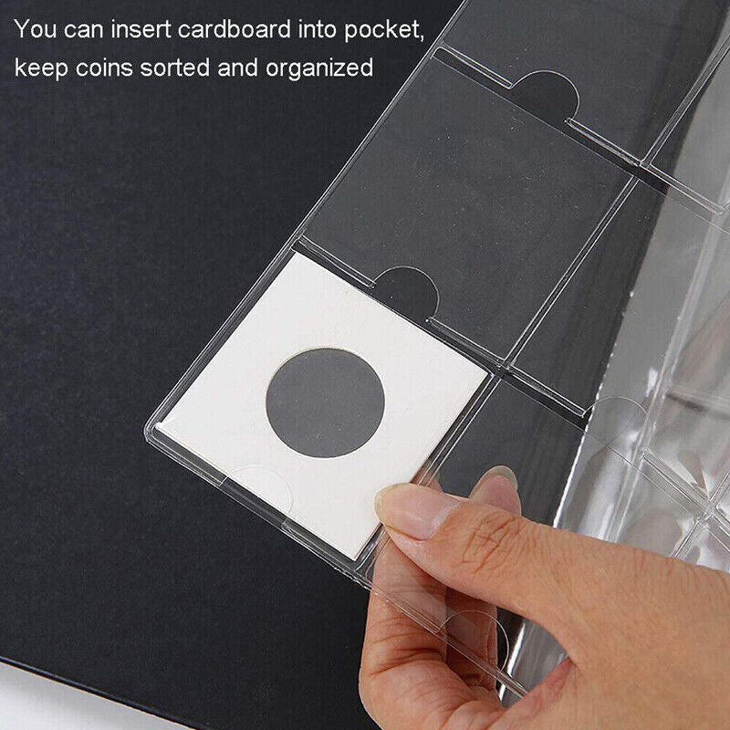 100 Pcs Cardboard Coin Holders 35mm for 50c 20c
