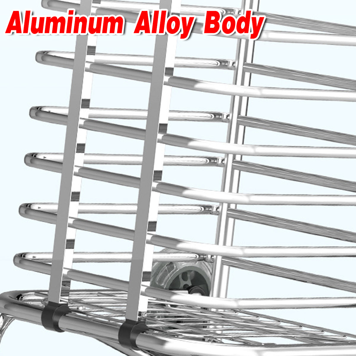 8-Wheel Folding Shopping Cart with Oxford Bag