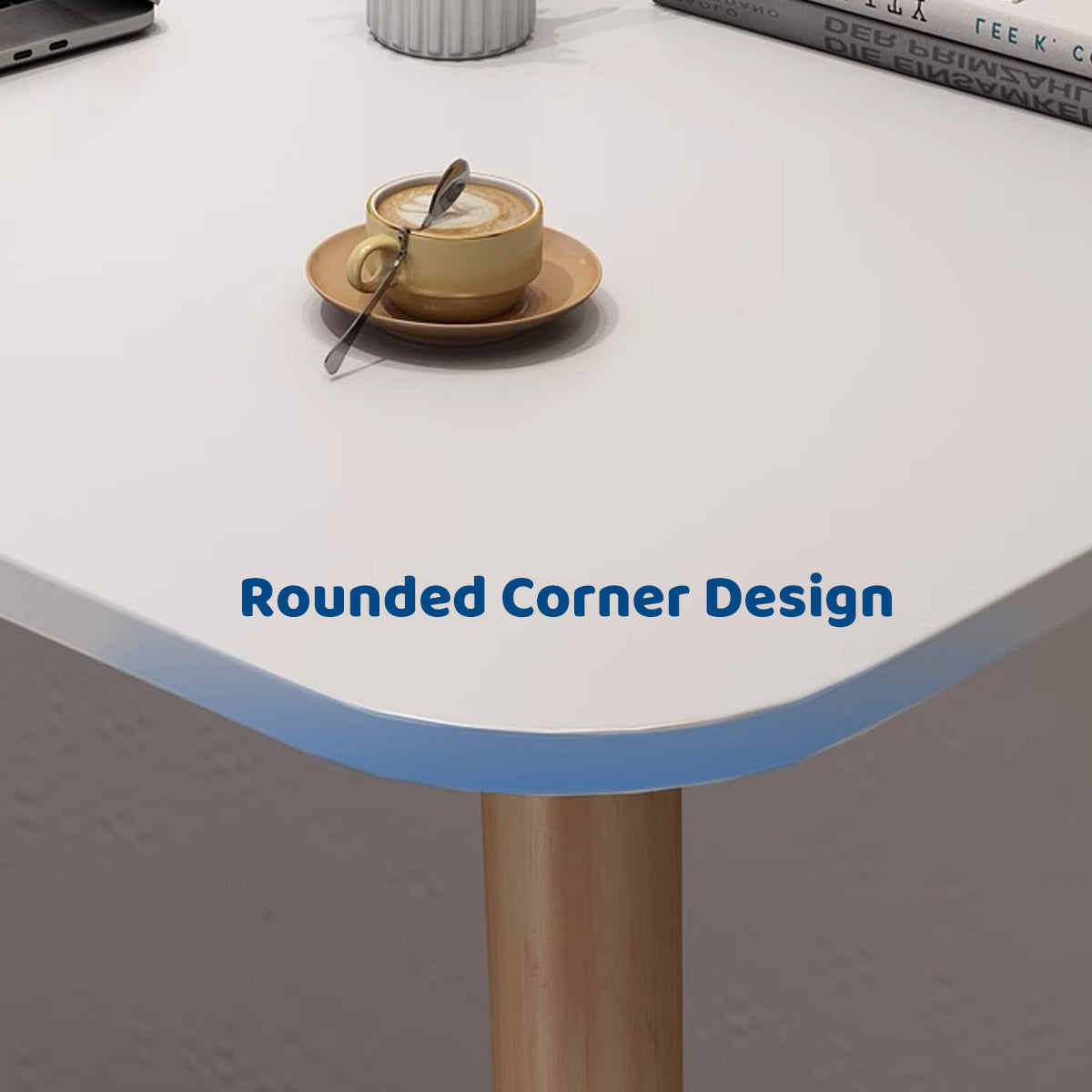 Rectangular Desktop Computer Desk for Home and Office