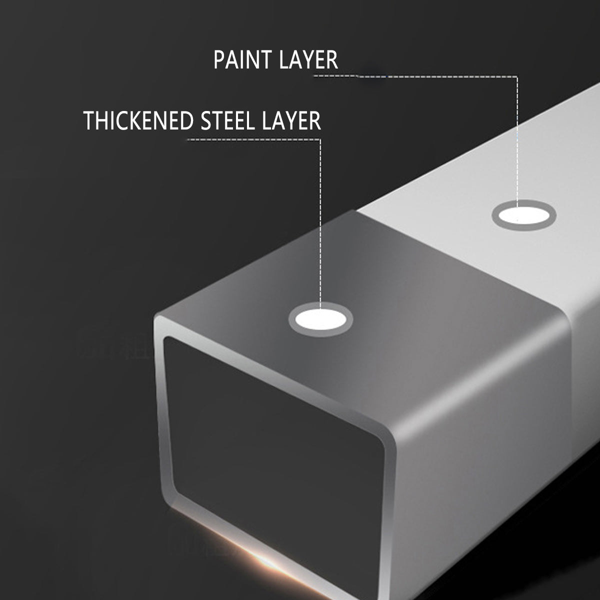 Small Square Side Table for Home and Office Space Saving Use