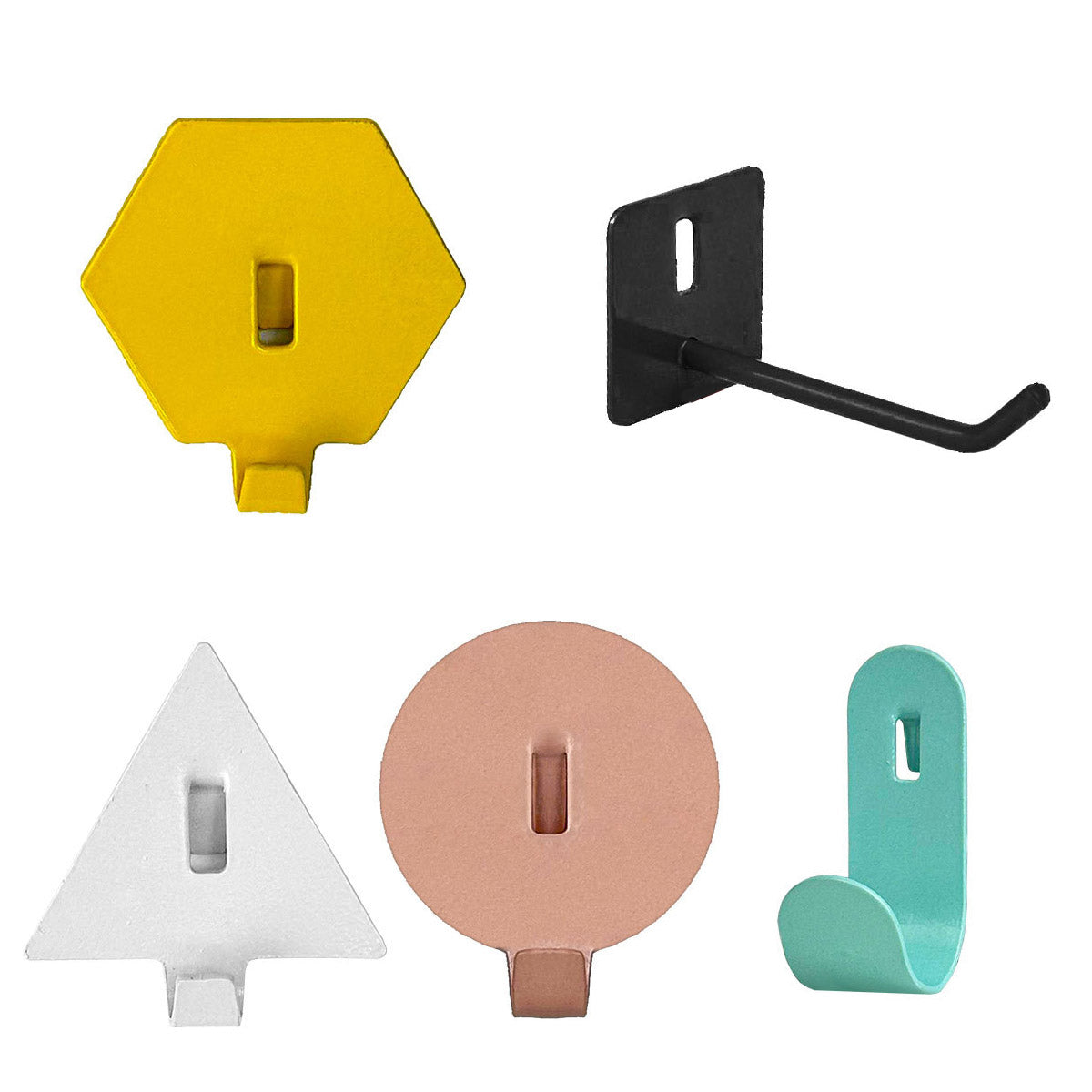 5 Pcs Pegboard Hooks Magnetic Storage Organising Accessories