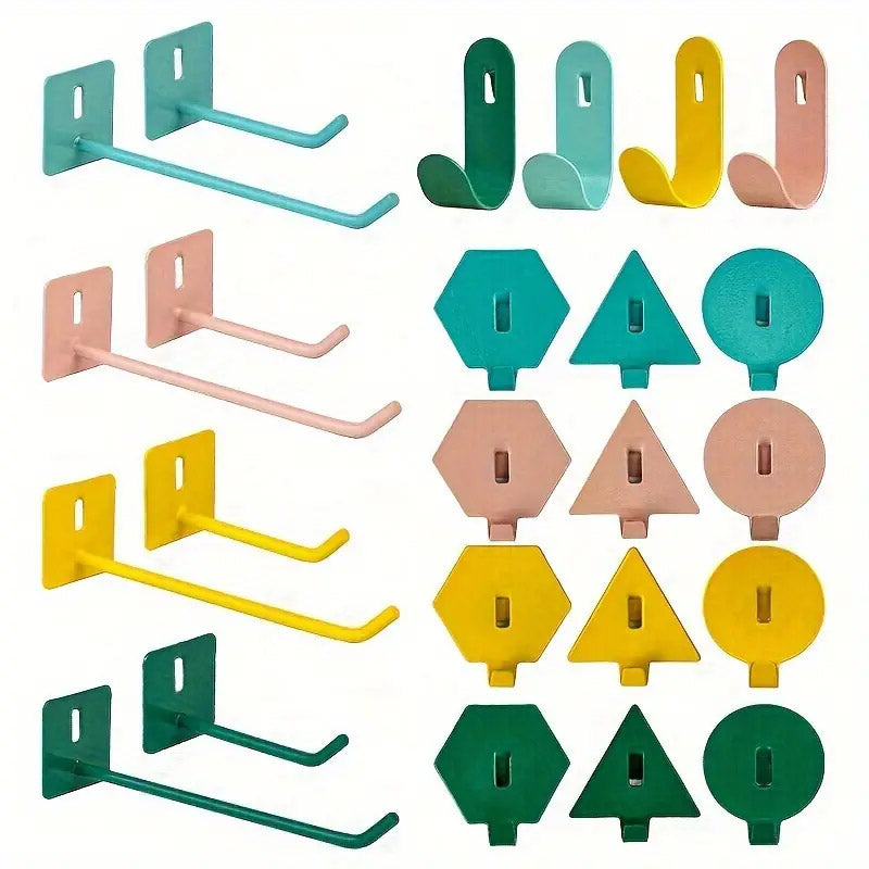 5 Pcs Pegboard Hooks Magnetic Storage Organising Accessories
