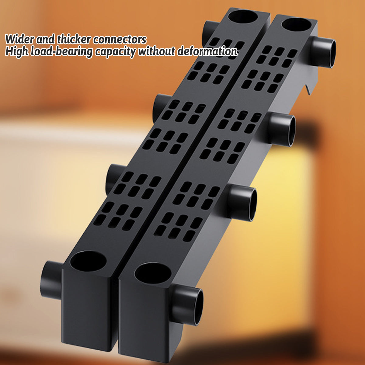 5 Tier Double Row Bookshelf Rack with Doors Storage Unit