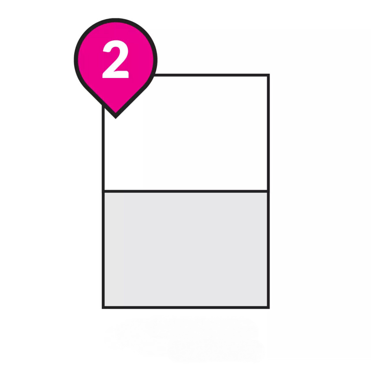 Self Adhesive Label Paper Sheets 105GSM Matte or Glossy