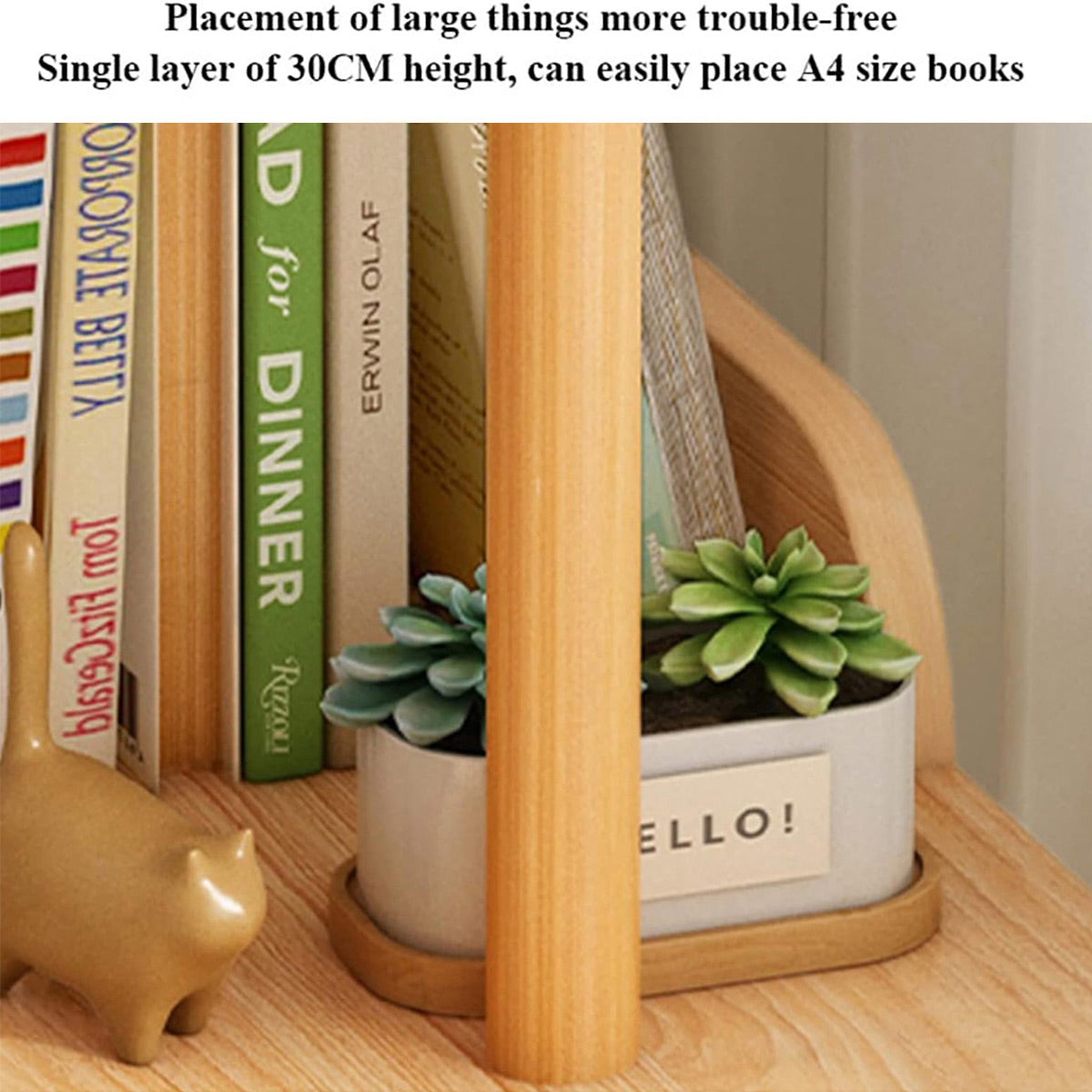 4-Tier Narrow Gap Storage Shelf for Home Bedroom