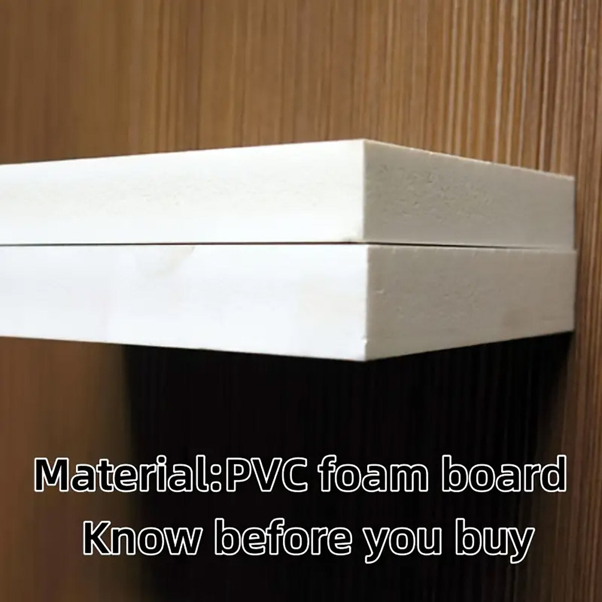 Double Layer Desktop Storage Rack PVC Foam Board White