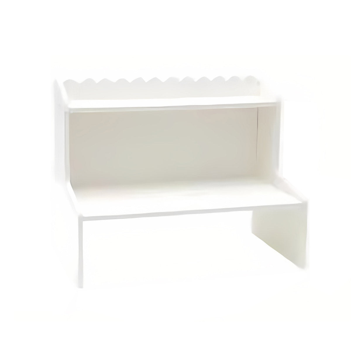Double Layer Desktop Storage Rack PVC Foam Board White