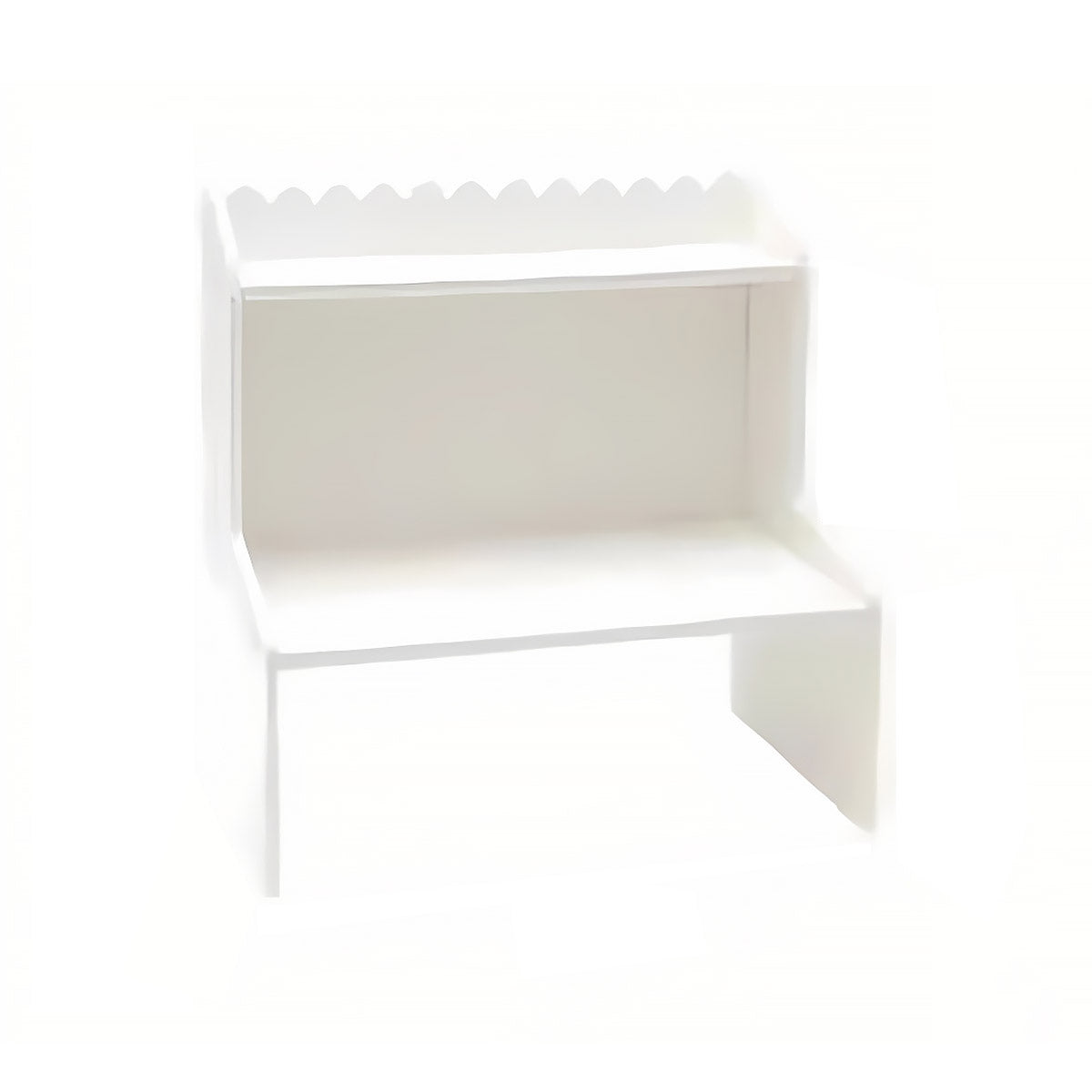 Double Layer Desktop Storage Rack PVC Foam Board White