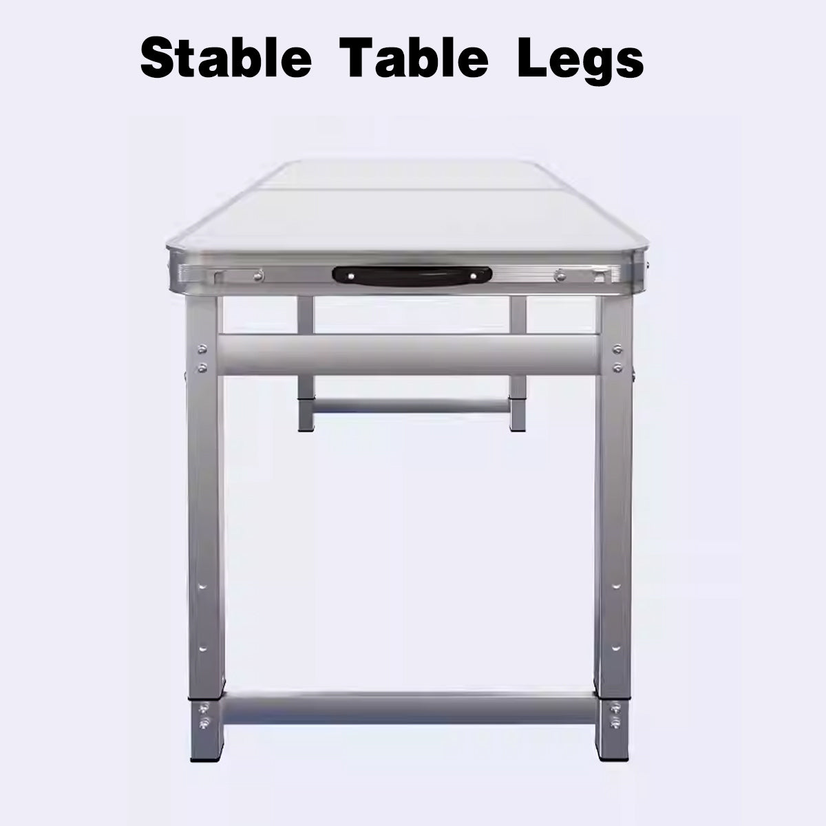 Folding Aluminium Picnic Table Set with 2 Stools