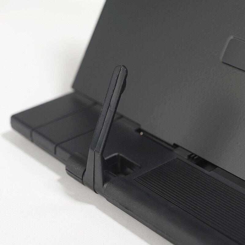 Portable Steel Book Stand with 7-Angle Tilt Fold-Flat Base