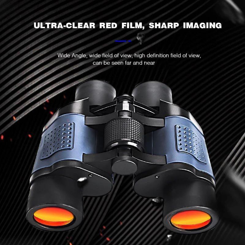 60x60 Binoculars Waterproof Low-Light Outdoor Travel Telescope