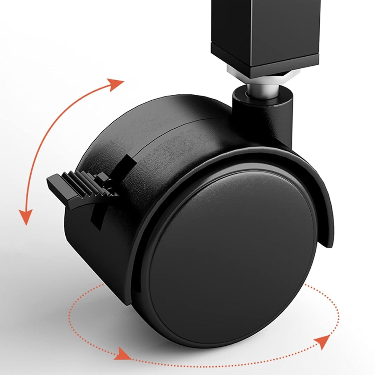 Movable Filing Cabinet with Wheels Locking Doors and Drawers