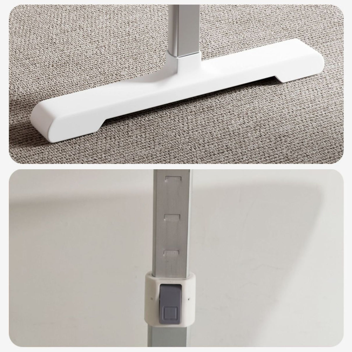 Adjustable Folding Overbed Desk with Tilt Top for Study Use