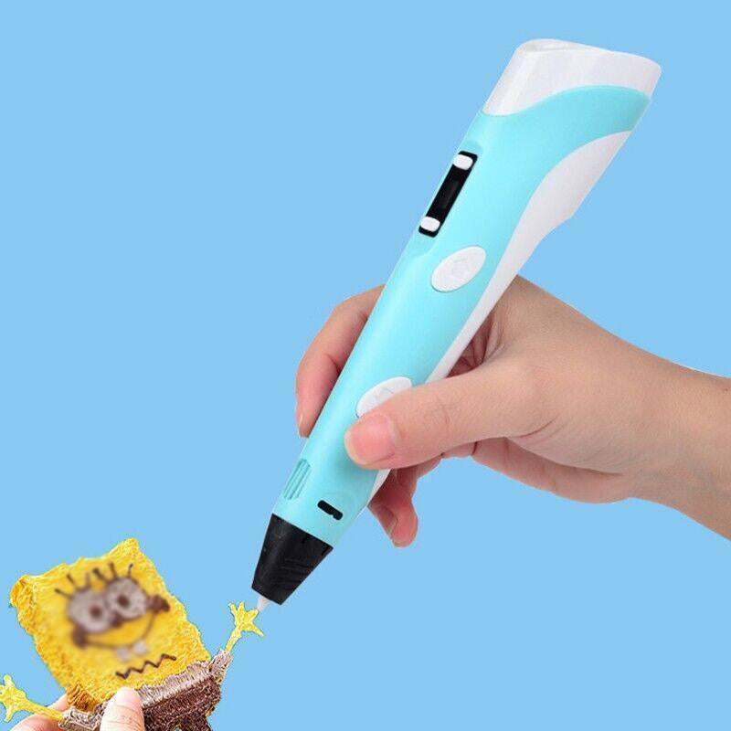 3D Printing Pen with LCD Screen USB and 3 Filaments