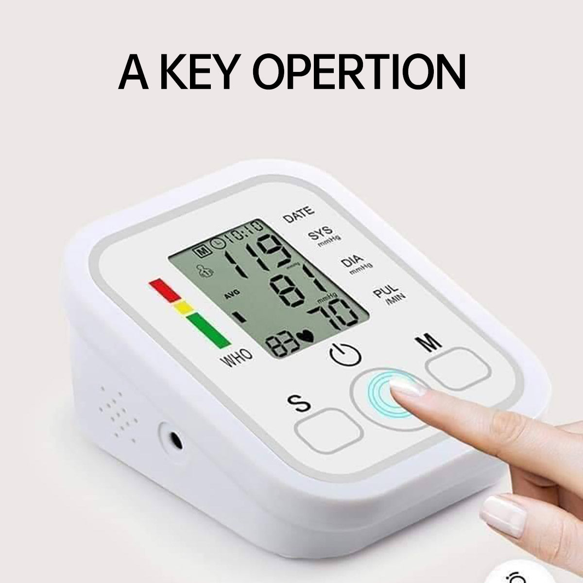 Upper Arm Blood Pressure Monitor Electronic Home