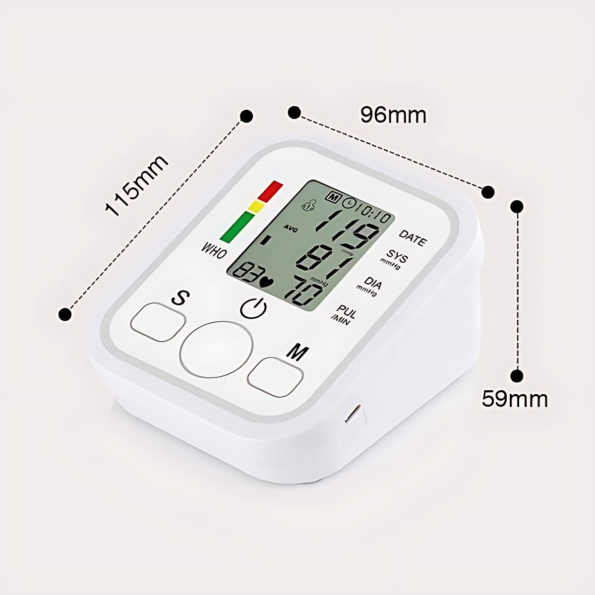 Upper Arm Blood Pressure Monitor Electronic Home