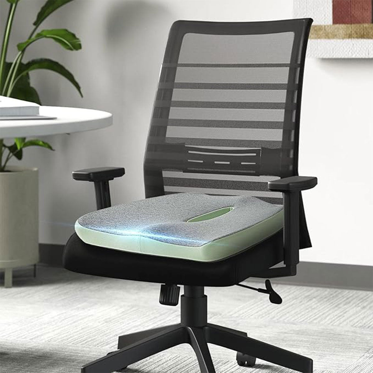 Orthopedic Coccyx Memory Foam Seat Cushion with Cover