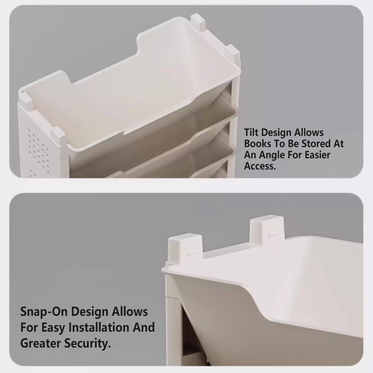 Movable Multi Layer Book Shelf Rolling Storage Rack