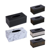 PU Leather Tissue Box Holder for Home Office