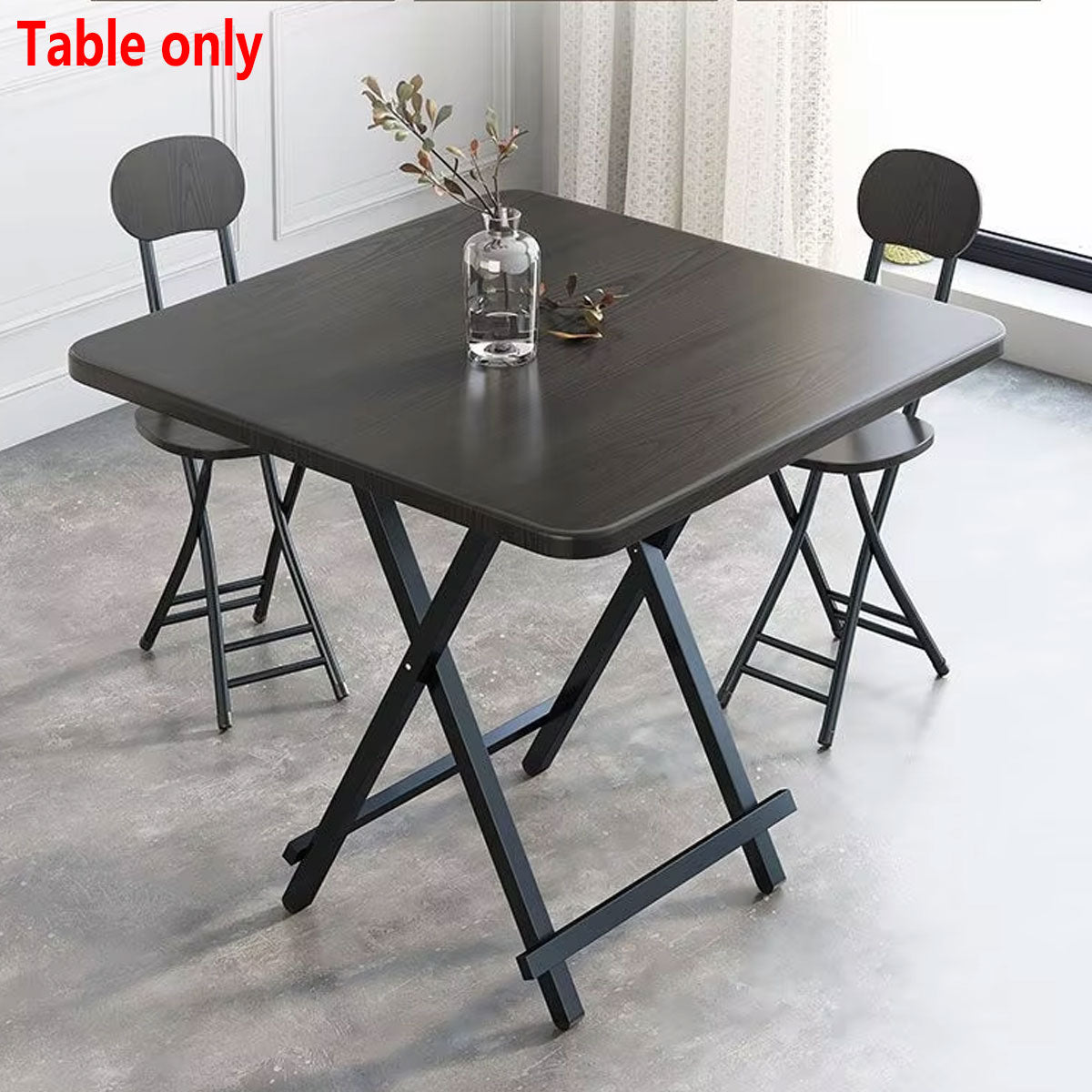 Folding Dining Table Portable Space Saving Compact Household Design