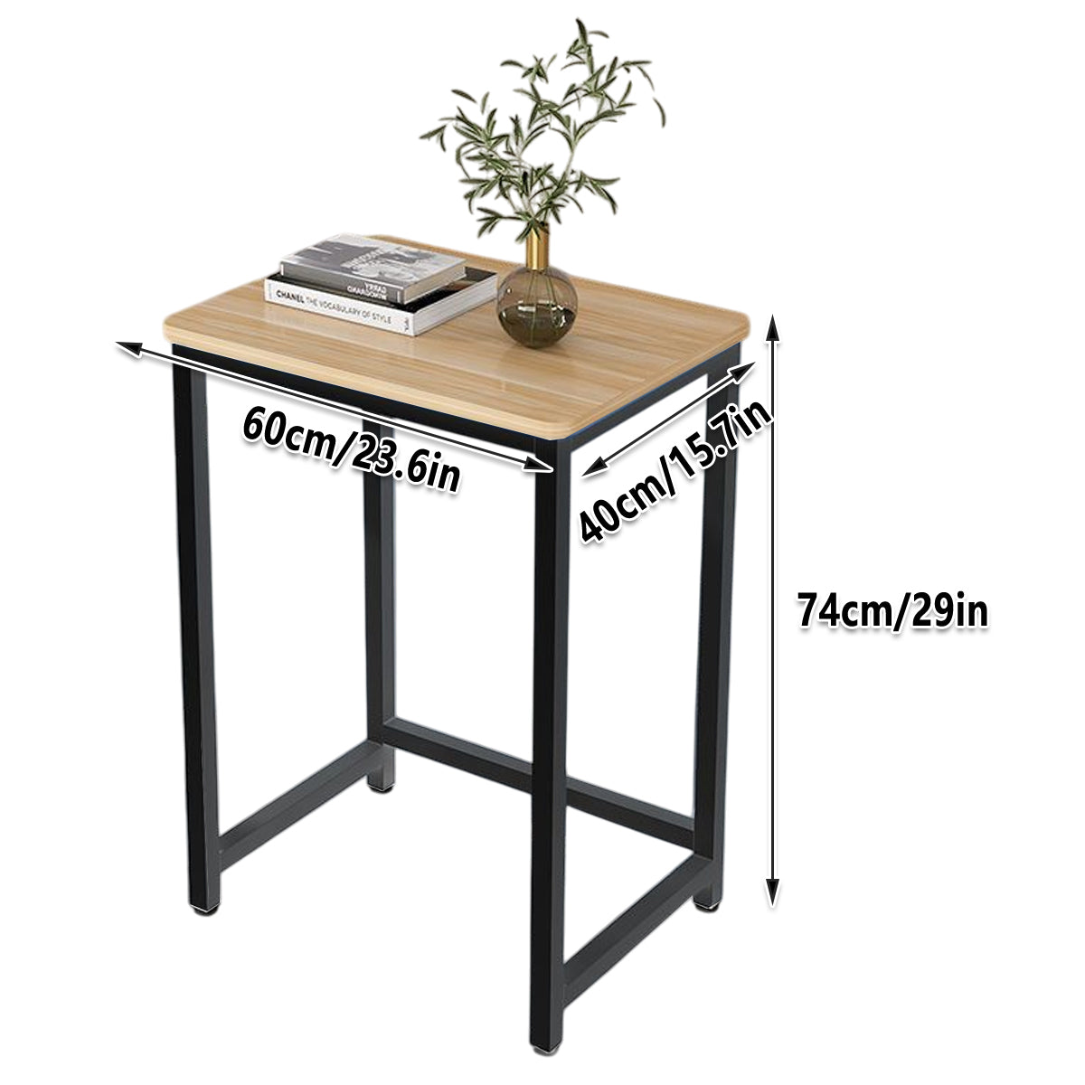 Small Square Side Table for Home and Office Space Saving Use