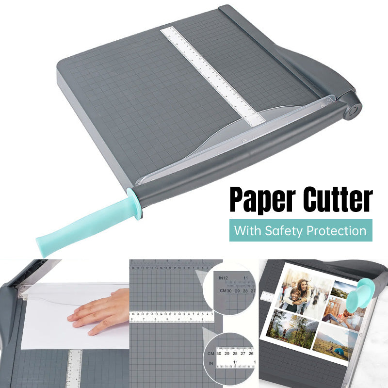A4 Paper Cutter 12x12 Cutting Surface with 65Mn Blade