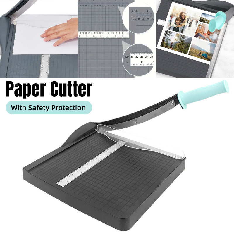 A4 Paper Cutter 12x12 Cutting Surface with 65Mn Blade