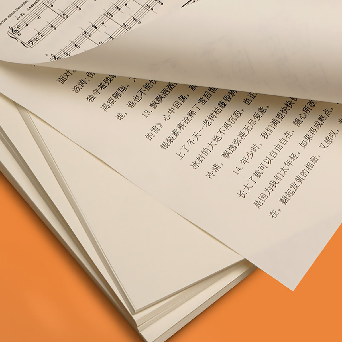 1000 Sheets A4 Glazed Printing Paper 80/100gsm Beige Smooth Durable