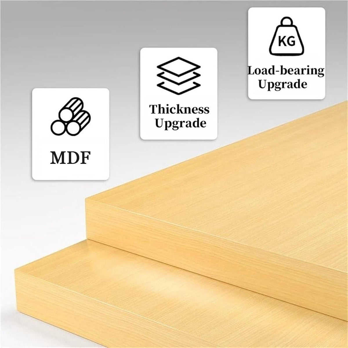 3 Tier Desktop Bookshelf with Pegboard Storage Organizer