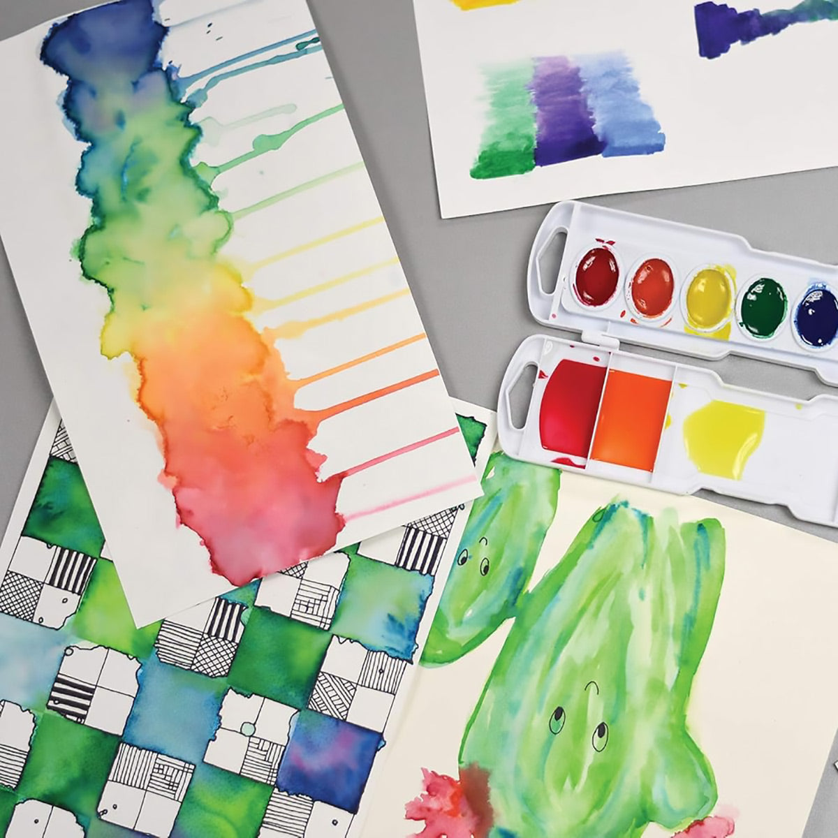 Watercolour Paper 300gsm Thickened Wood Pulp Pads A3 4K 8K 16K