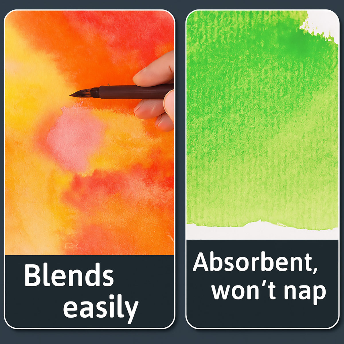 Watercolour Paper 300gsm Thickened Wood Pulp Pads A3 4K 8K 16K