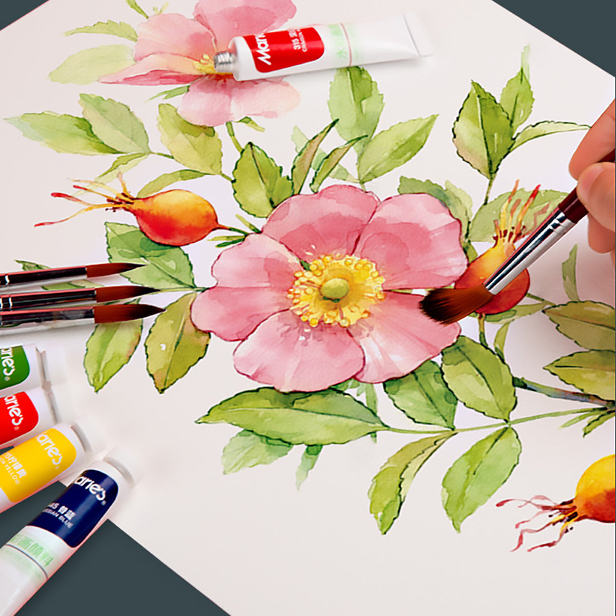 Watercolour Paper 300gsm Thickened Wood Pulp Pads A3 4K 8K 16K