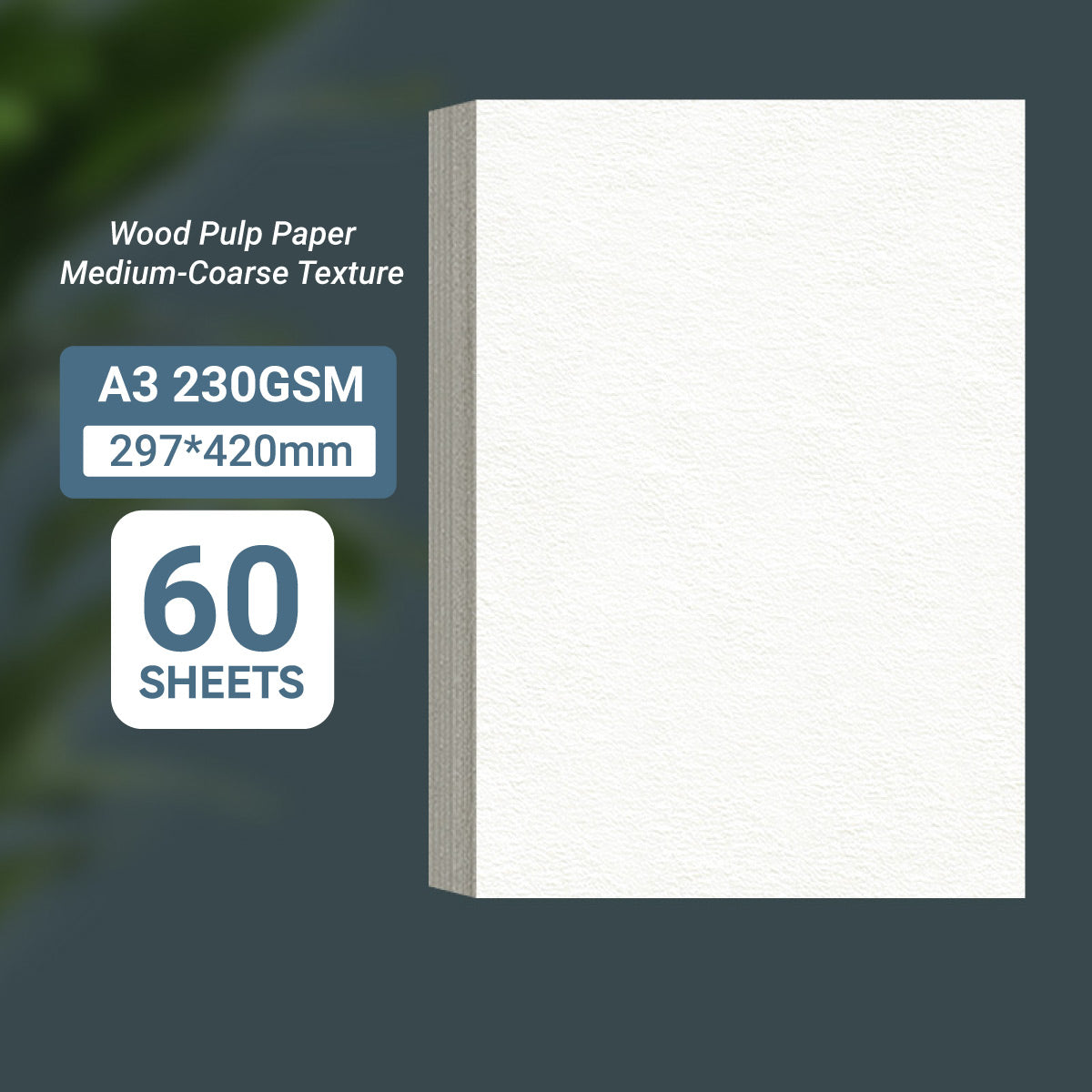 Watercolour Paper 300gsm Thickened Wood Pulp Pads A3 4K 8K 16K
