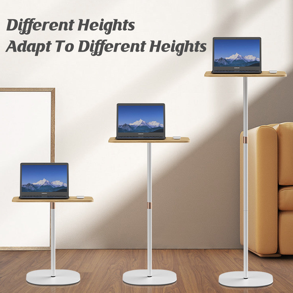 Floor Standing Workbench Adjustable Height for Home Office Use