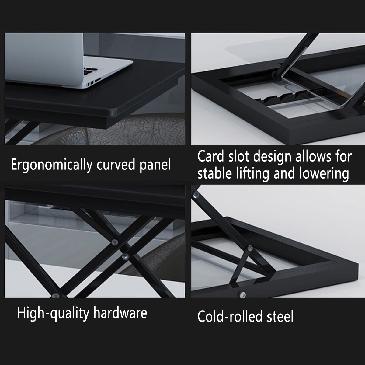 Adjustable Ergonomic Computer Stand for Home Office Desk