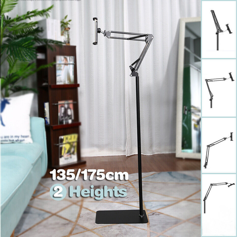 Hands Free Floor Stand Tablet Holder Adjustable for Home Office