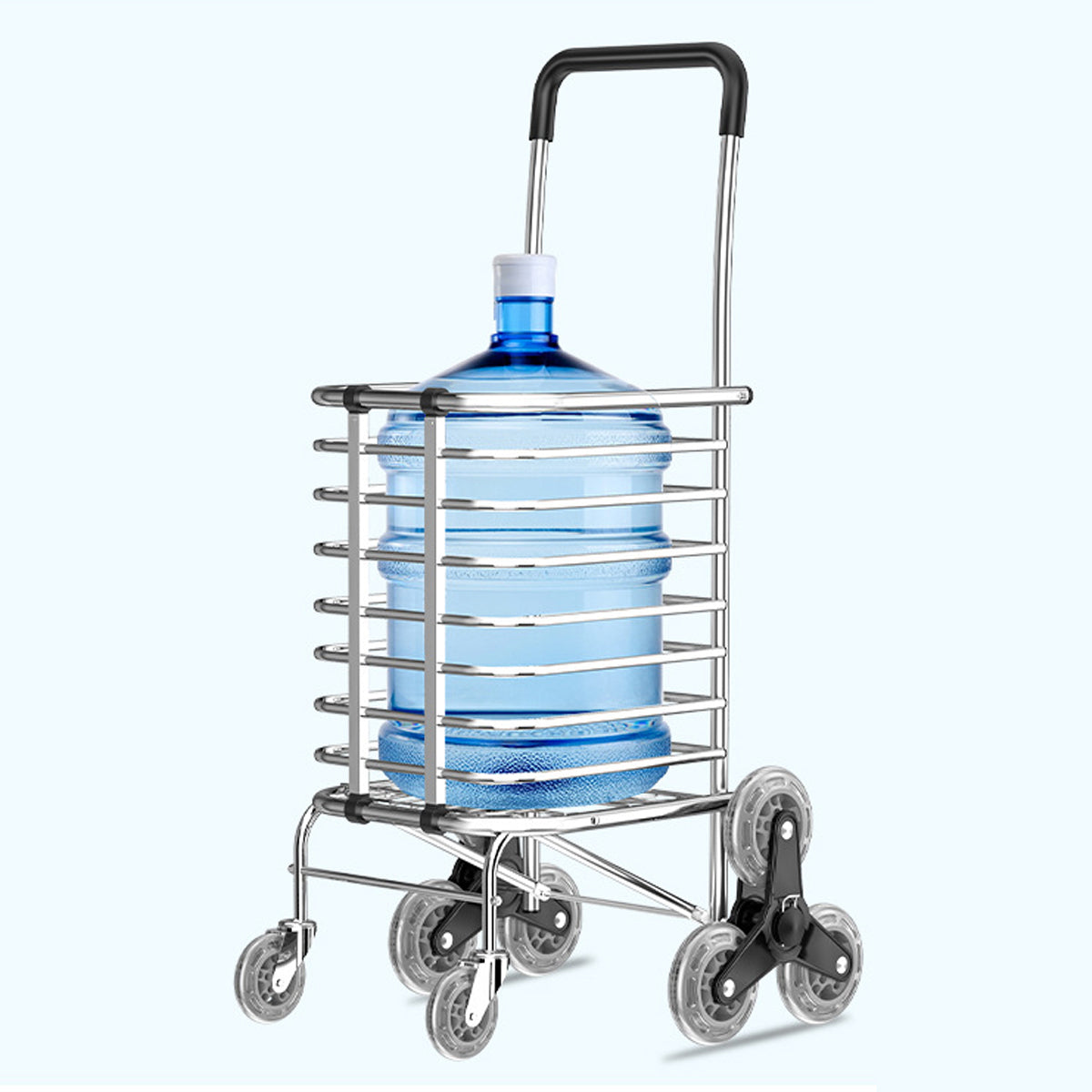 8-Wheel Folding Shopping Cart with Oxford Bag